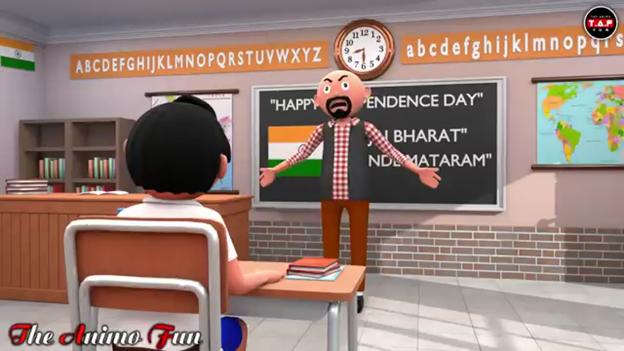 15 अगस्त comedy video school Wala