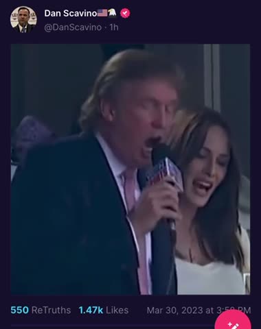 Dan Scavino- Trump Sings Take Me Out to the Ball Game!