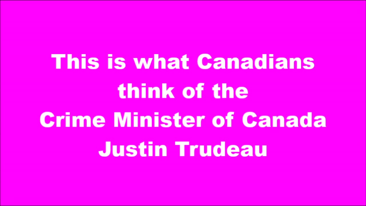 Comment about Trudeau