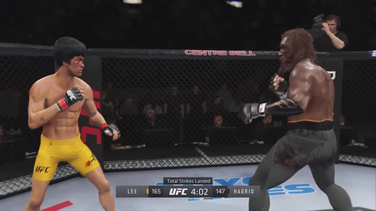 PS5 _ Bruce Lee vs. Super Titan Hagrid (EA Sports UFC 4)