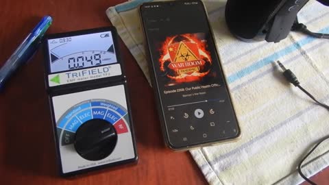 EMF reading on wired vs Bluetooth