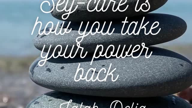 How to Improve Your Health | Self care is how you take your power back | Health and Welness Quotes