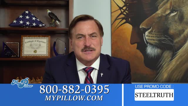 MyPillow.com/SteelTruth