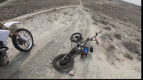 Pathetic E-bike Crash