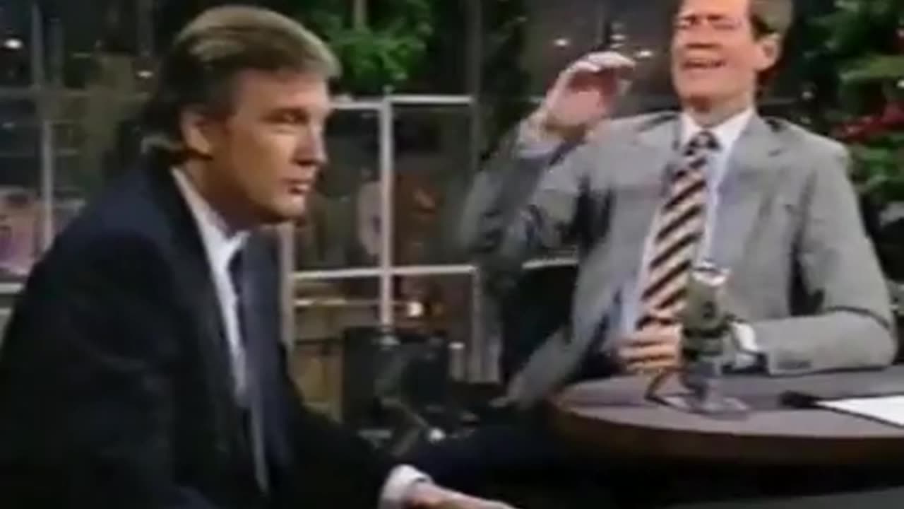 Donald Trump on David Letterman, 1987