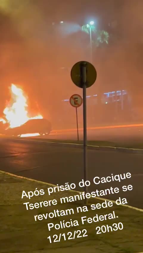 Following the arrest of an indigenous chief, called by many illegal,