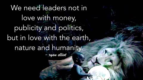 We need leaders not in love with money...