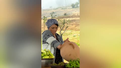 How to Preserve Cucumbers?! A Delicious Recipe from the Hermits of the Azerbaijani Mountains!