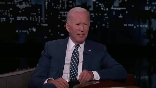 President Joe Biden Visits Jimmy Kimmel Live