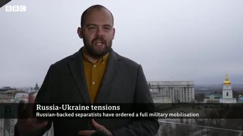 Ukraine rebels declare mobilisation as Joe Biden warns of Russian invasion