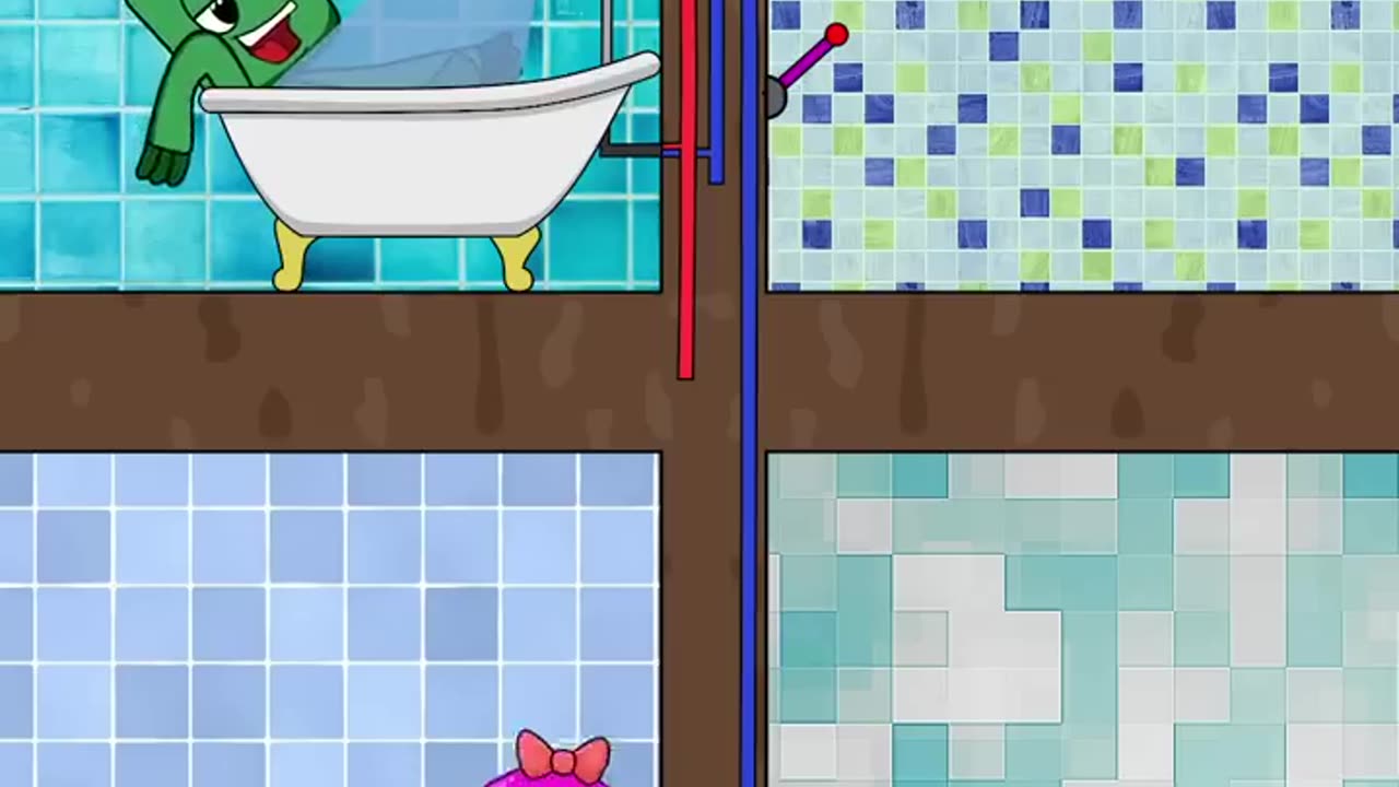 Funny animation of home problems