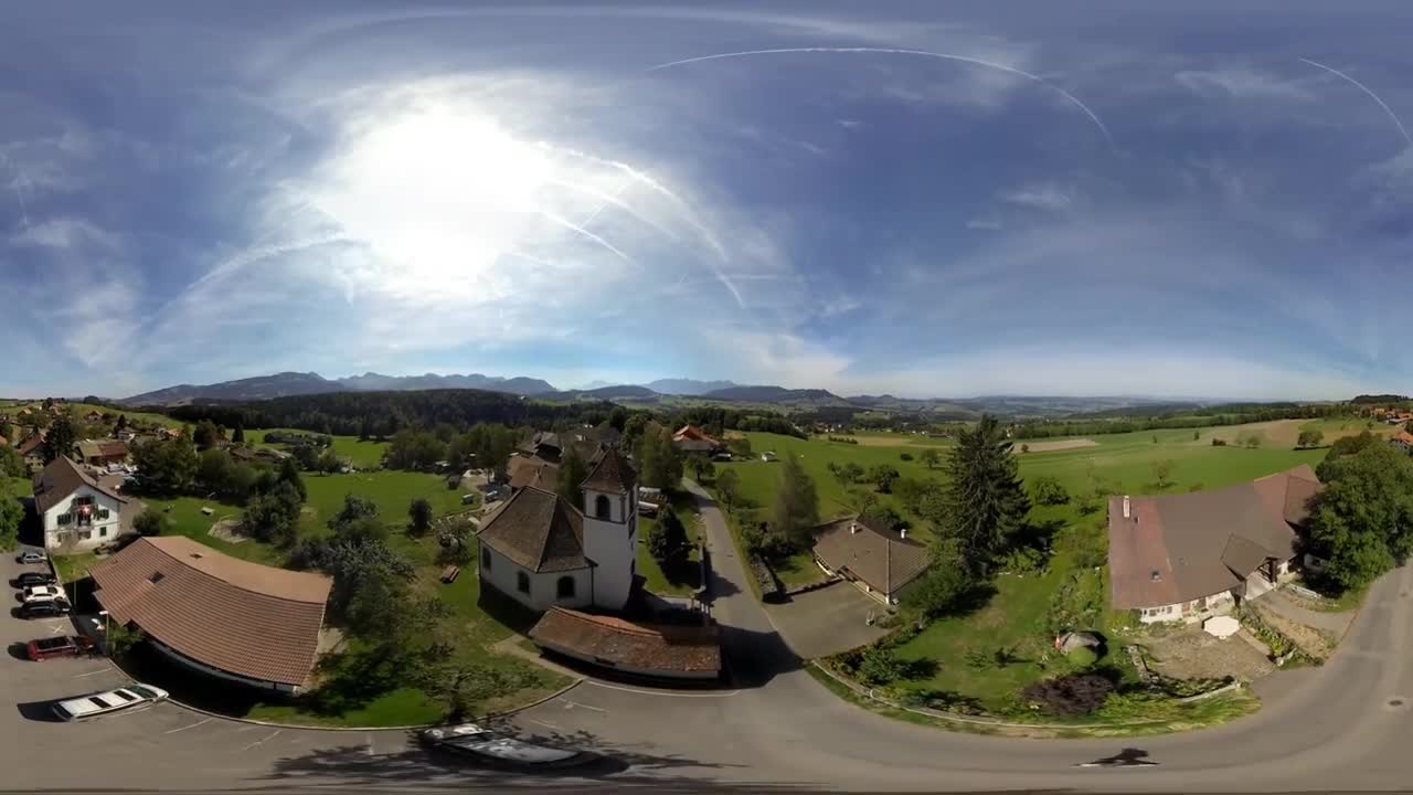 Swiss Landscape [360° Aerial Video]