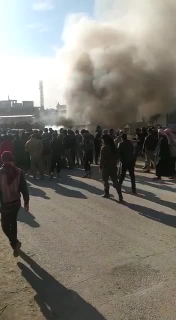 A car #exploded in #Serekaniye / Ras Al-Ain #Turkish occupation - controlled area