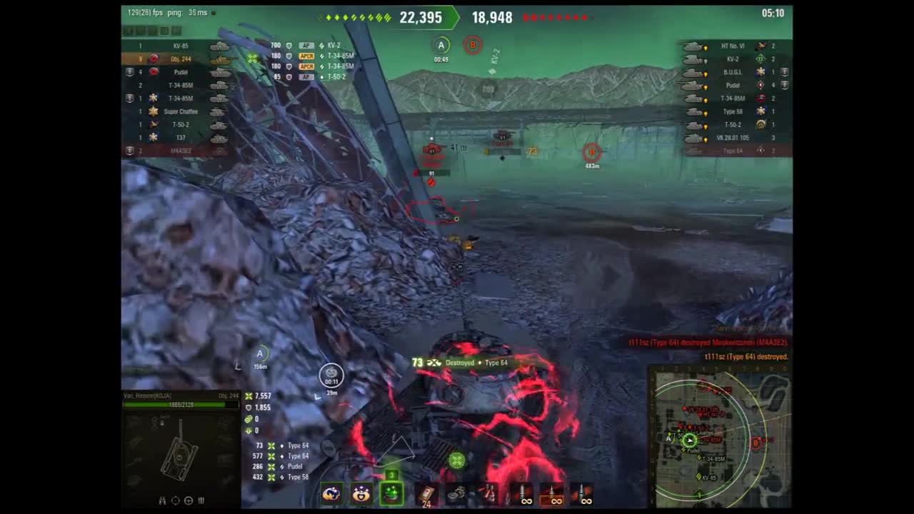 Word of Tanks Replay - Obj 244 Pumpkin 19k dmg 25 kills