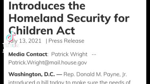 Bill HR 4266 Homeland security act for children