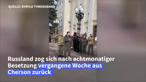 Selenskyj besucht Cherson