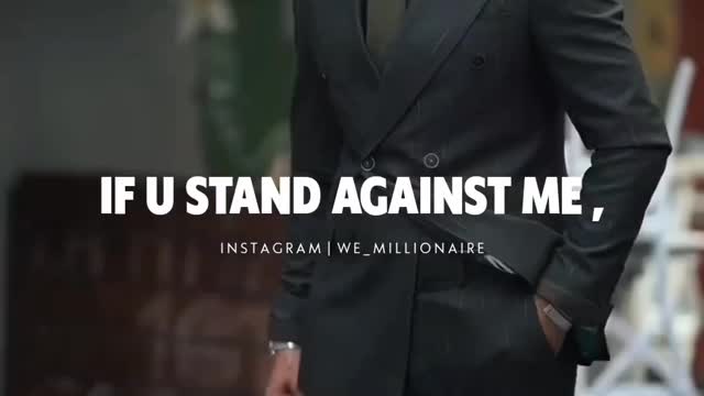 Don't mess with me || Angry status || Rich mindset