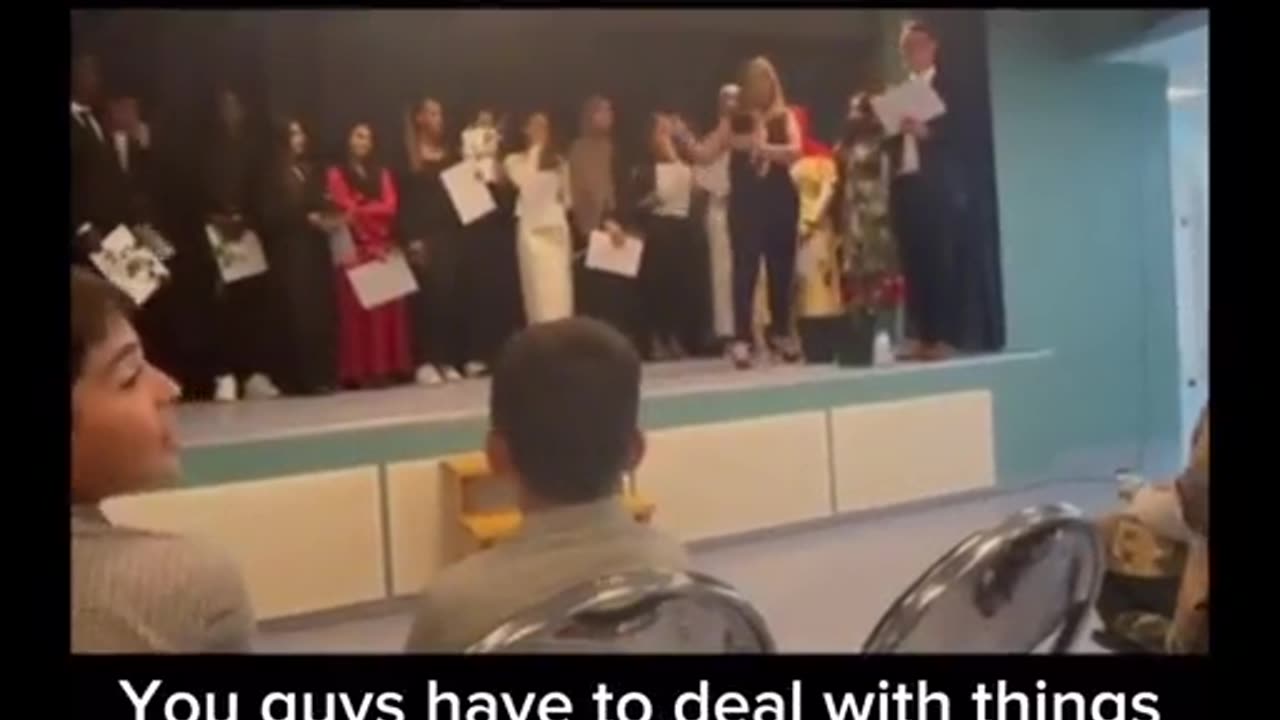 Norway: Muslim teen refuses to shake native woman's hand after recieving an award/graduation.