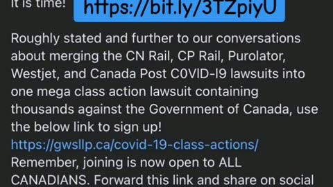 Canadian Class Action Law Suit