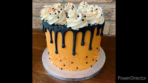 beautiful and latest Halloween pumpkin cake ideas