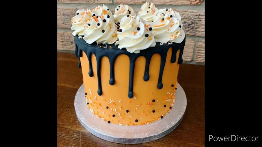 beautiful and latest Halloween pumpkin cake ideas