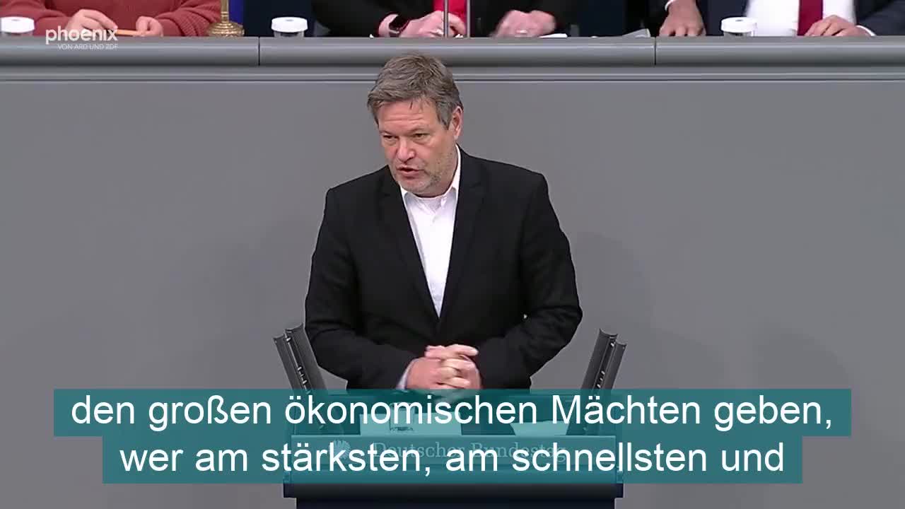 Robert Habeck wirbt für grüne US-Politik in Deutschland