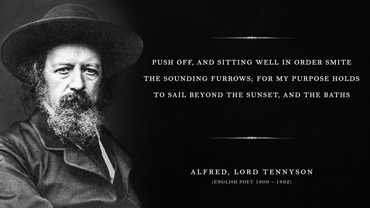 Ulysses - Alfred Tennyson (Powerful Life Poetry)