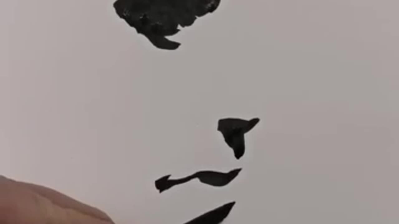 Drawing with negative space