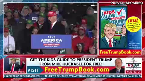 WATCH LIVE: President Donald J. Trump Holds Save America Rally in Sioux City, IA - 11/3/22