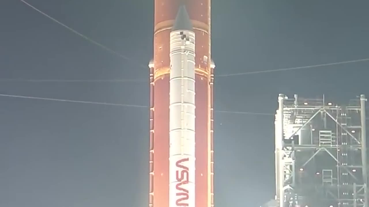 NASA'S ARTEMIS ROCKET LAUNCH