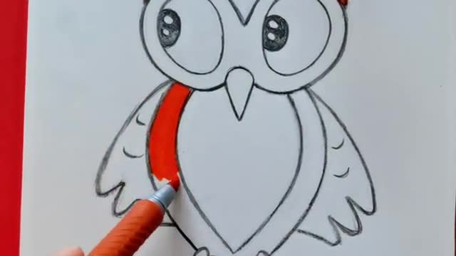 How to draw an owl