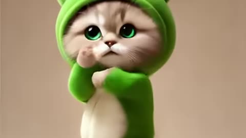 Frog cat dancing 😍