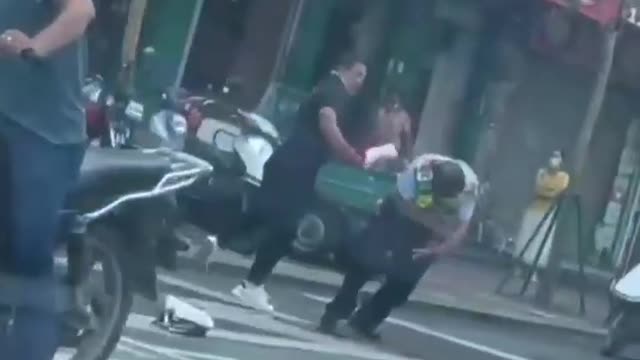 In China They Don't Like COVID "Cops"
