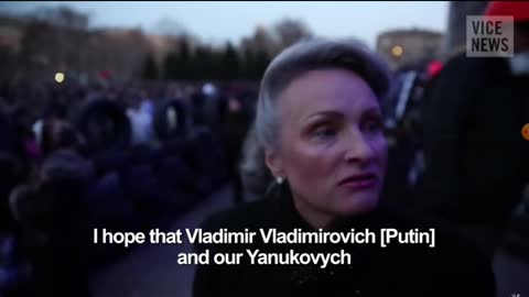 2014 in Donetsk - i want to live in Russia, and Ianukovitch to reunify