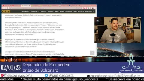 Deputados do Psol pedem prisão de Bolsonaro.