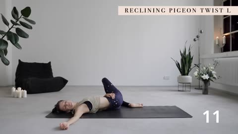 10 minute evening stretch for beginners. Helps improve sleep and relaxation