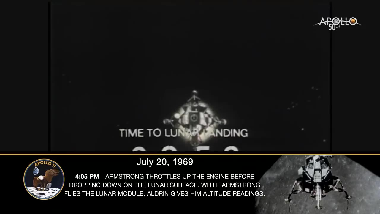 Historic Apollo 11 Moon Landing Footage