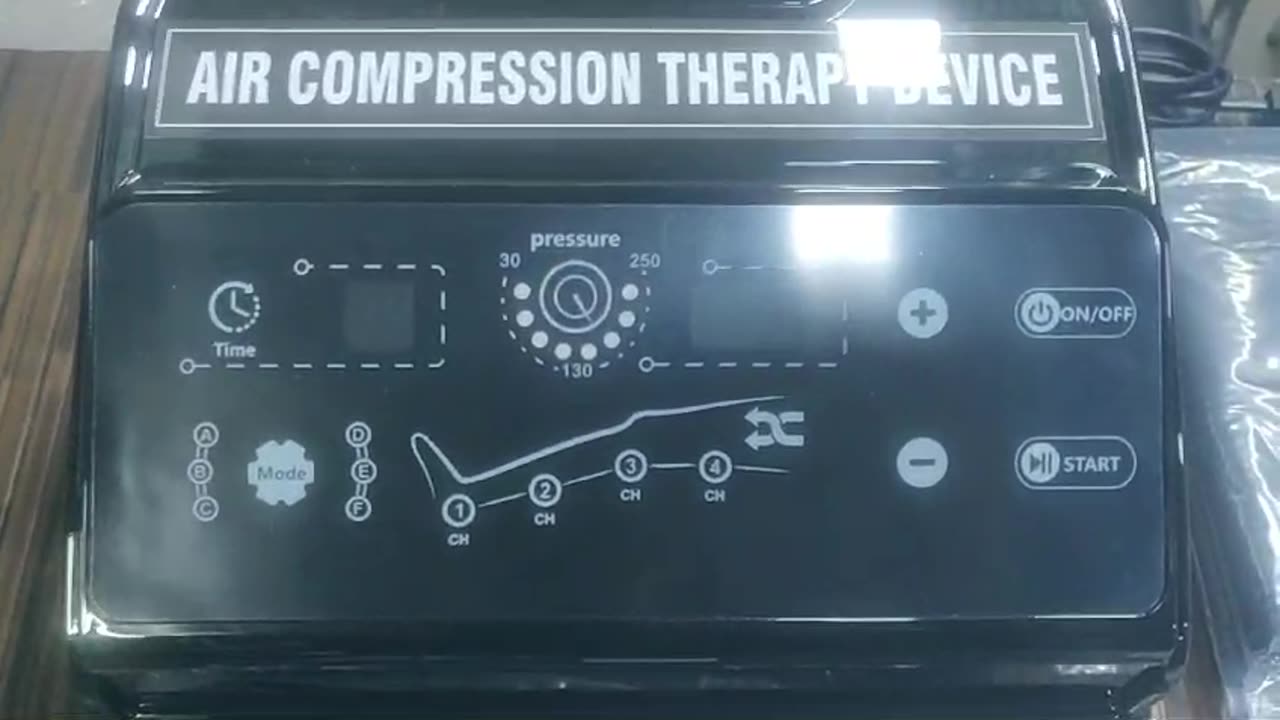 Lymphedema Lymphatic Drainage Device 4 Chamber Air Compression DVT Machine for Varicose Vein