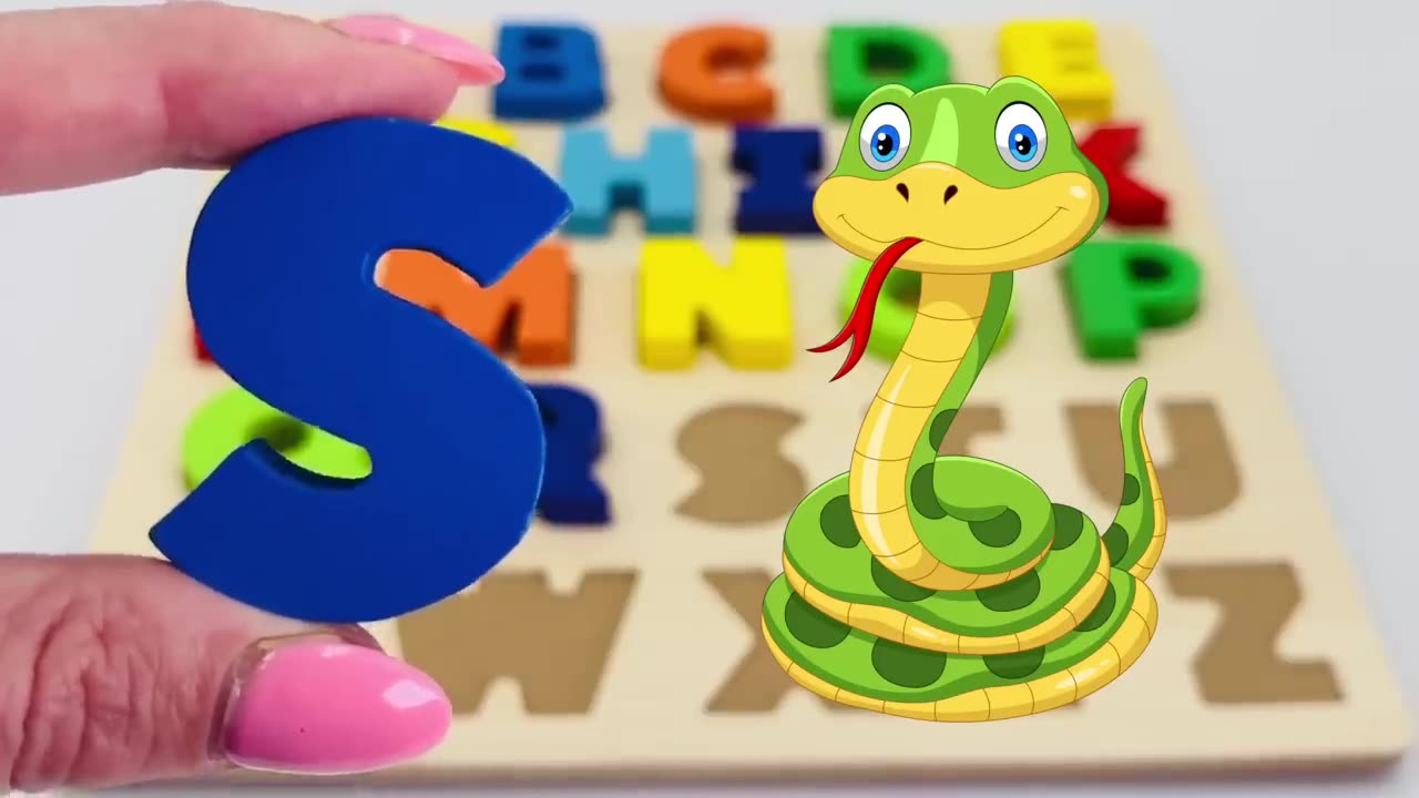 ABC Puzzle _ Best ABC Learning Video for Toddlers