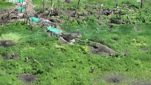 Ukrainians Attacking Russian Positions