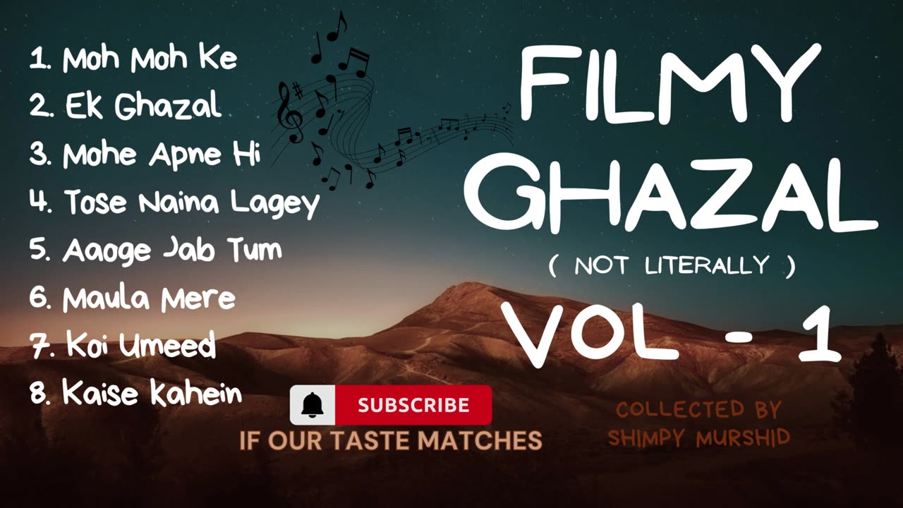 Filmy Ghazal | Vol - 1 | Slow hindi music