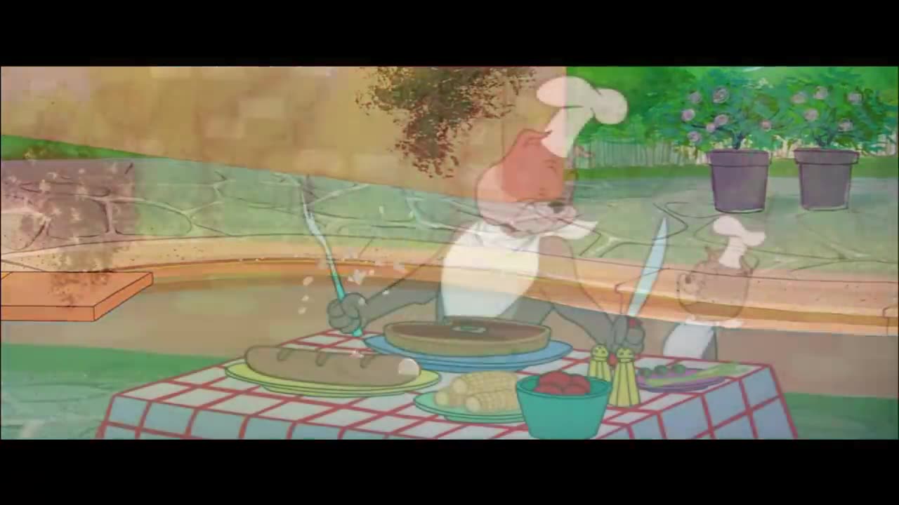 Tom and Jerry cartoon funny scene