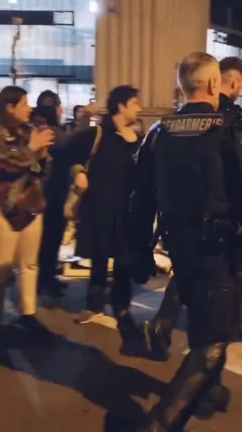 france Frankreich la police se joint aux protestations