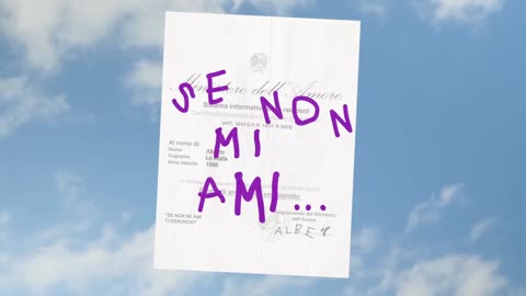 Albe - Se non mi ami (Official Visual Video)