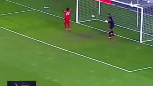Goalkeeper embarrassed when he accidentally scored himself