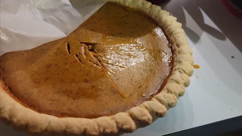 "WHAT'S THANKSGIVING WITHOUT PUMPKIN PIE?"