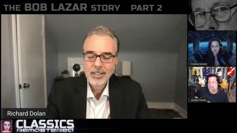 Bob Lazar Story Of UFO Secrets With Richard Dolan Pt 2 ..Cristina Gomez