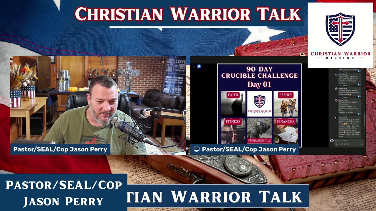 #023 Acts 1 Bible Study - Christian Warrior Talk - Christian Warrior Mission