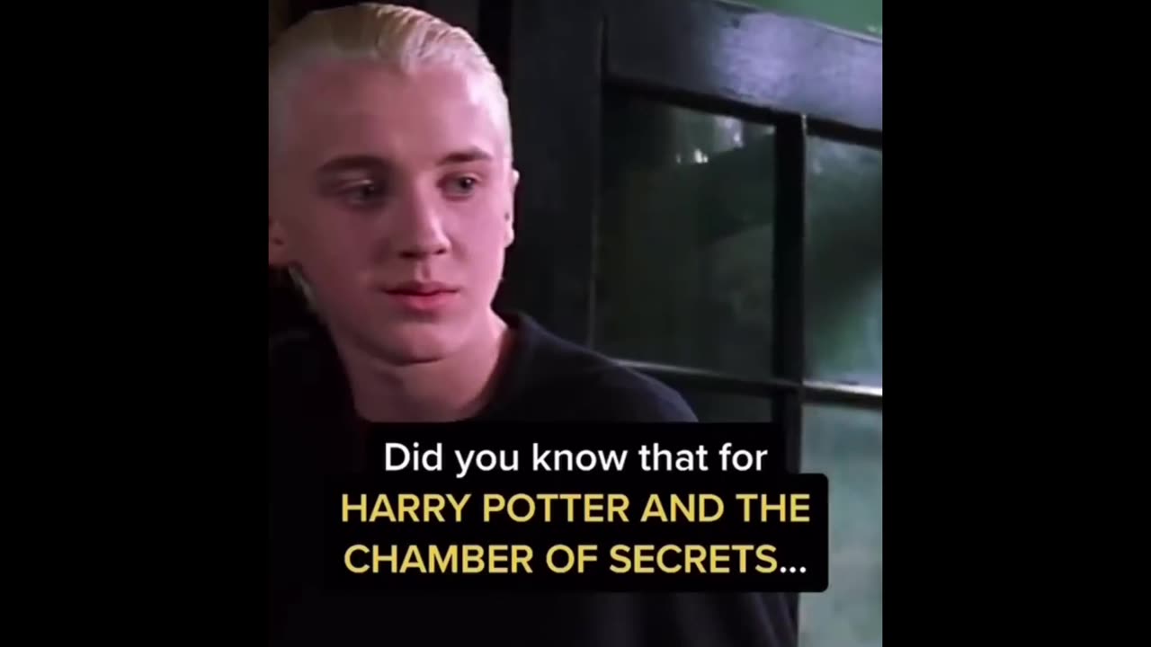 Did you know that for HARRY POTTER AND THE CHAMBER OF SECRETS...