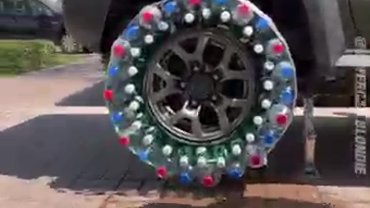 'Will it Tire...' Plastic bottles? ,watch😳what happened next😱😮 ??